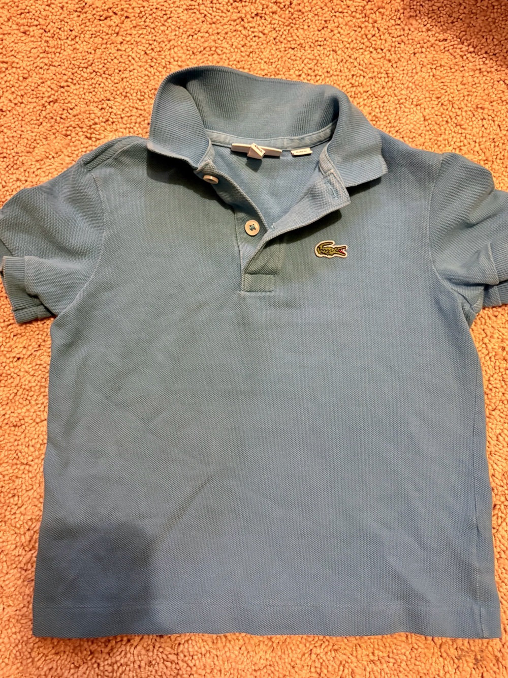 Lacoste Boys' Blue Polo Shirt 4T